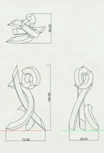 sculpture drawing