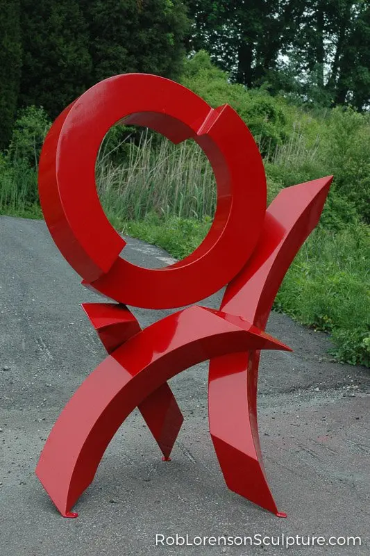 mid scale metal abstract sculptures 10