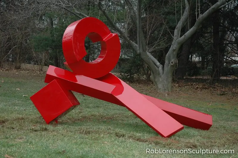 mid scale metal abstract sculptures 17