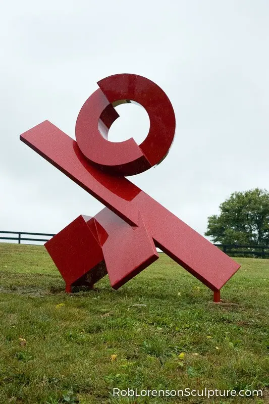 mid scale metal abstract sculptures 24