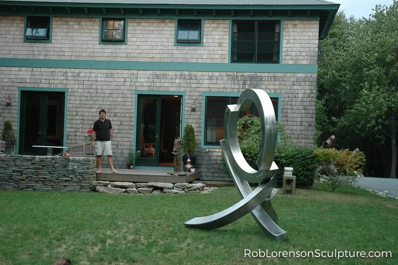 mid scale metal abstract sculptures 3