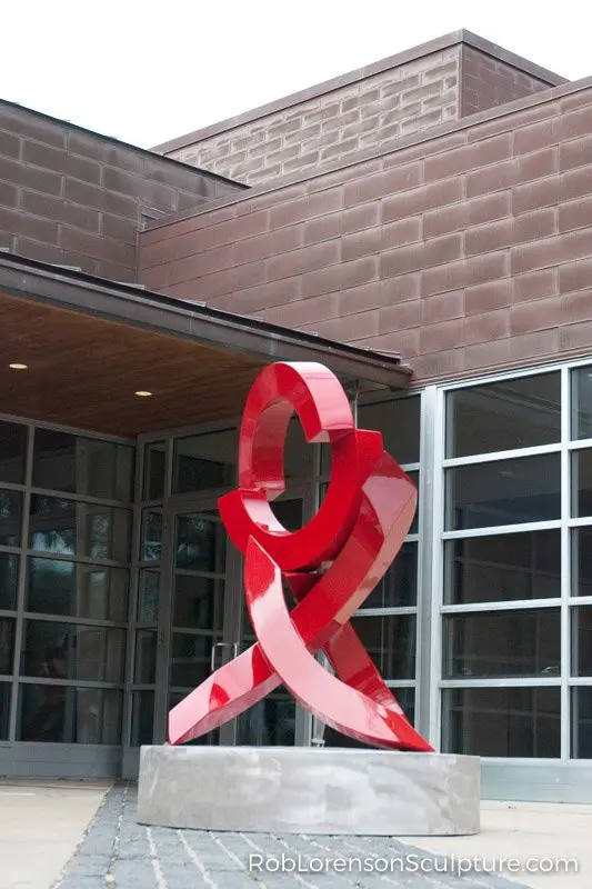 mid scale metal abstract sculptures 30