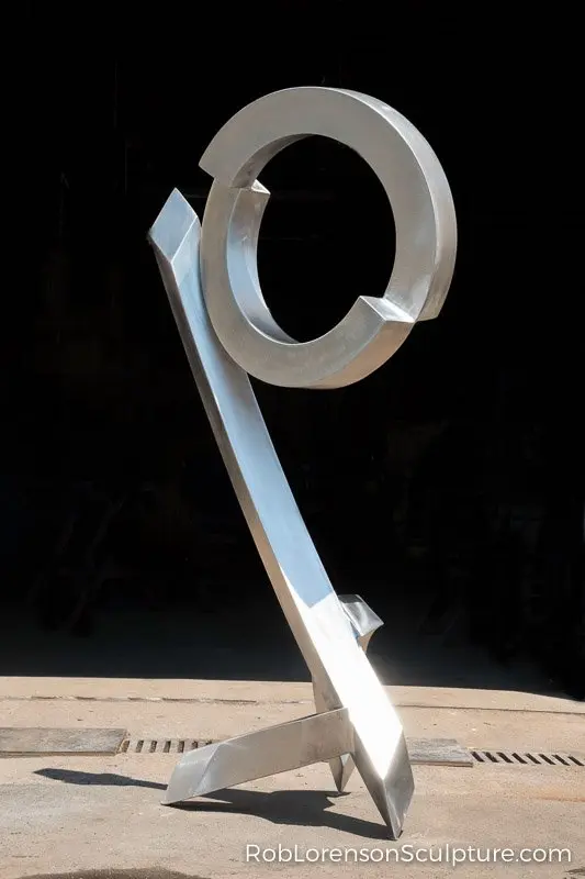 mid scale metal abstract sculptures 36