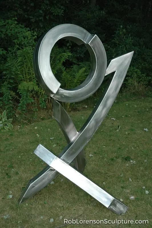 mid scale metal abstract sculptures 4