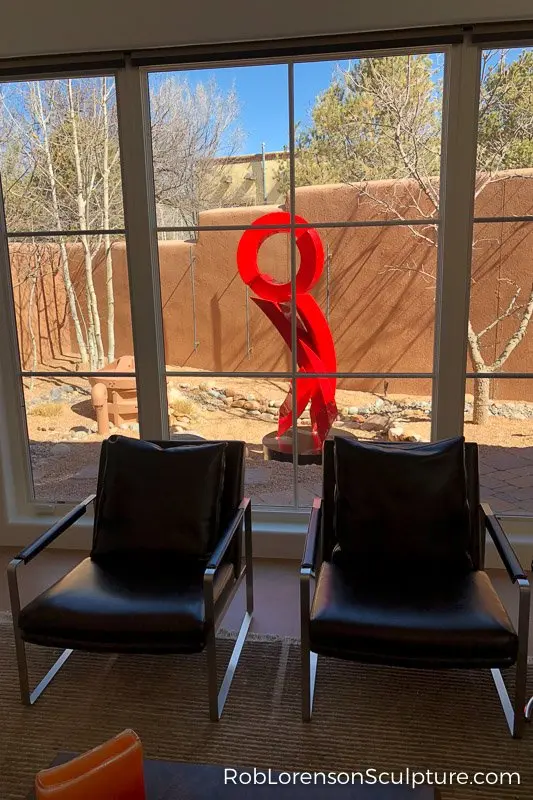 mid scale metal abstract sculptures 40