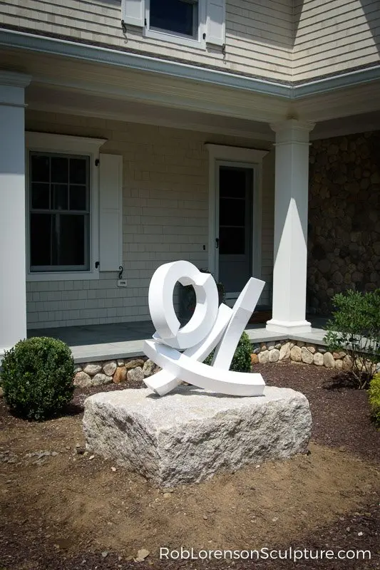 mid scale metal abstract sculptures 42