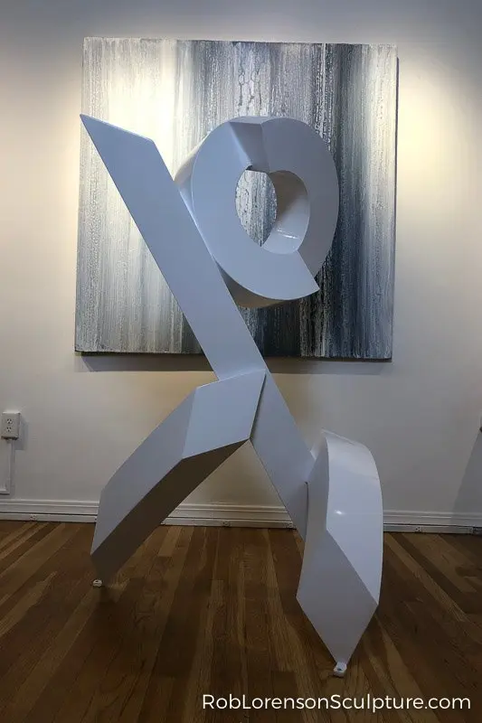 mid scale metal abstract sculptures 45