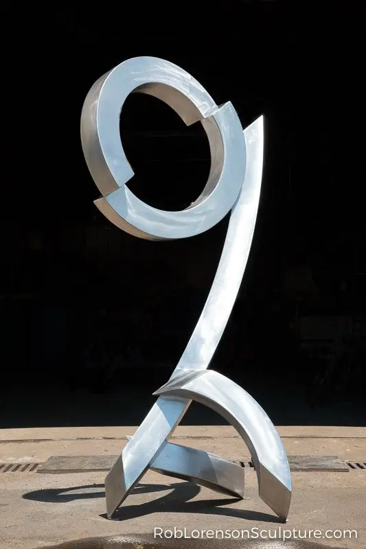 mid scale metal abstract sculptures 46