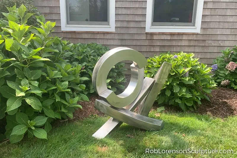 mid scale metal abstract sculptures 54