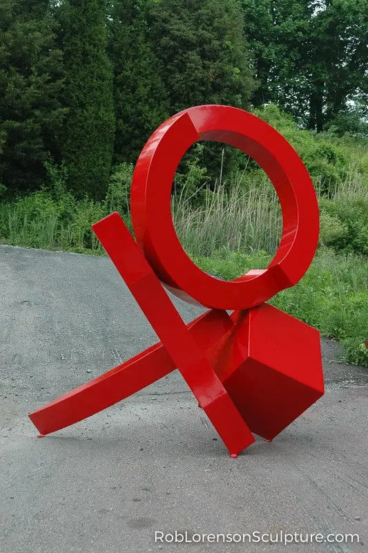 mid scale metal abstract sculptures 9